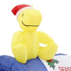 Peanuts 5.6 Ft. Pre-lit Inflatable Airblown Snoopy And Woodstock With Mailbox Scene -Christmas Decor Shop peanuts christmas inflatables 116903 d4 1000