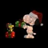 Peanuts 26 In. 2D Pre-Lit Yard Art Animated Snoopy And Woodstock On Gift -Christmas Decor Shop peanuts christmas yard decorations 16249 l2d myt 64 1000