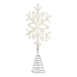 Philips Color Change LED Snowflake Topper -Christmas Decor Shop philips christmas tree toppers 641462 125 40 1000