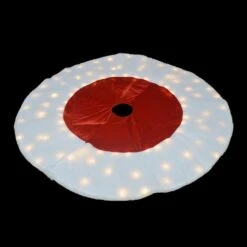 Brillient 60 In. LED Table/Christmas Tree Skirt 8 Function Controller -Christmas Decor Shop product works christmas tree skirts 46528 40 1000