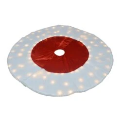 Brillient 60 In. LED Table/Christmas Tree Skirt 8 Function Controller