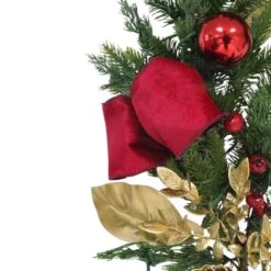 6 Ft. X 10 In. Pre-Lit Battery-Operated Adorned Artificial Christmas Garland -Christmas Decor Shop puleo international christmas garland 51018 g6lw120 bo c3 1000