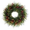 26 In. Pre-Lit Green Adorned Artificial Christmas Wreath 1 26 In. Pre-Lit Green Adorned Artificial Christmas Wreath -Christmas Decor Shop puleo international christmas garland 51021 w26lw08 bo 64 1000