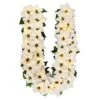 6ft. X 12 In. Pre-Lit Battery-Operated White Poinsettia Artificial Christmas Garland -Christmas Decor Shop puleo international christmas garland 51067 g6 12whlw04 bo 64 1000