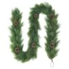 9 Ft. X 10 In. Artificial Christmas Garland Adorned With Pinecones -Christmas Decor Shop puleo international christmas garland 5932 g9 10 64 1000