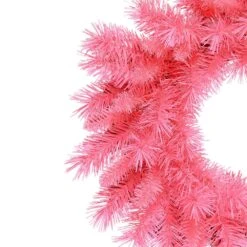 9 Ft. X 10 In. Pink Round Valley Pine Artificial Christmas Garland -Christmas Decor Shop puleo international christmas garland pk ryg g9 10 fa 1000