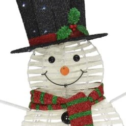 48 In. Prelit Indoor/Outdoor Christmas Snowman -Christmas Decor Shop puleo international christmas yard decorations 315 yd4649l fa 1000