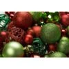 100 Shatterproof Christmas Ornaments - Christmas Ornaments For Christmas Tree - Decorative Ball -Red And Green -Christmas Decor Shop r n d toys christmas ornament sets rd 102 64 1000