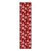 Christmas 2 Ft. X 8 Ft. Red Snowflakes Area Rug -Christmas Decor Shop red haiimeid christmas doormats x24iu0046h 128 64 1000