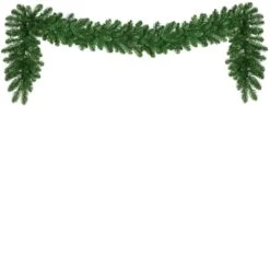 9 Ft. Unlit Artificial Oregon Fir Commercial Christmas Garland, 14 In. W