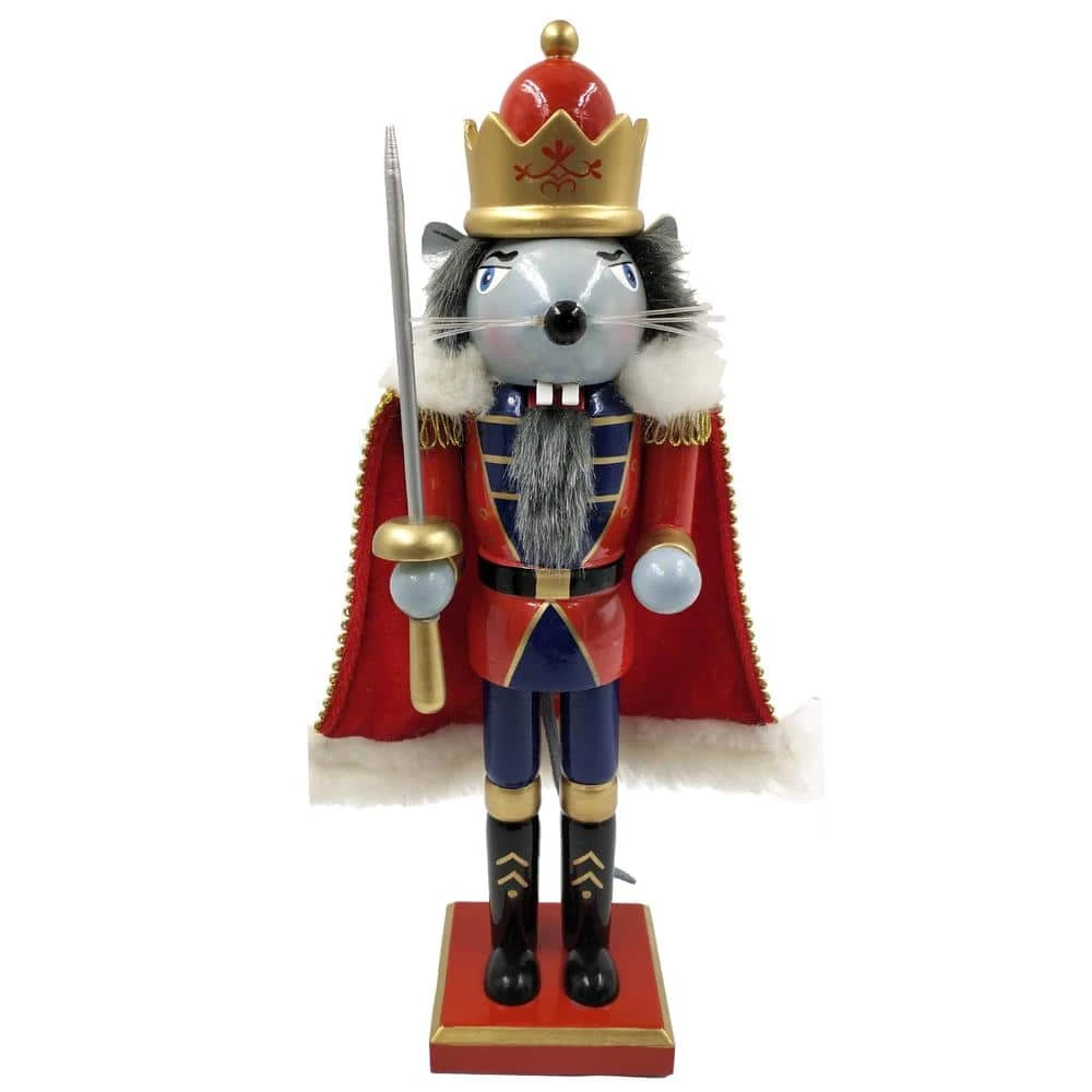 14 In. Mouse King Nutcracker 3 14 In. Mouse King Nutcracker