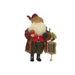 15 In. Wine Master Santa