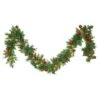 10 In. X 9 Ft. Artificial Christmas Garland With Red Balls And Berries, 160 Tips, 35 UL Lights 2 10 In. X 9 Ft. Artificial Christmas Garland With Red Balls And Berries, 160 Tips, 35 UL Lights -Christmas Decor Shop santa s workshop christmas garland 14312 64 1000
