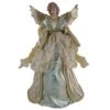 16 In. Aqua And Gold Angel Tree Topper -Christmas Decor Shop santa s workshop christmas tree toppers 3065 64 1000