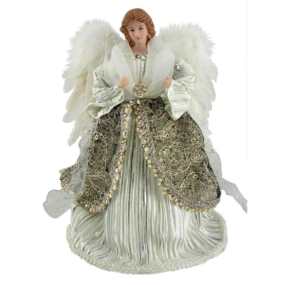 12 In. Shimmering Angel Tree Topper 3 12 In. Shimmering Angel Tree Topper