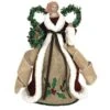 16 In. Country Poinsettia Angel Tree Topper -Christmas Decor Shop santa s workshop christmas tree toppers 3141 64 1000