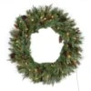 36 In. Highland Artificial Christmas Wreath With UL Lights -Christmas Decor Shop santa s workshop christmas wreaths 14452 64 1000
