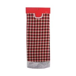 48 In. White Black And Red Plaid Christmas Tree Skirt -Christmas Decor Shop santaland christmas tree skirts 87356w c3 1000
