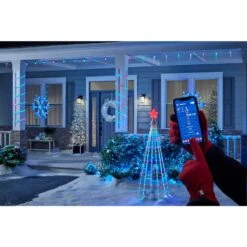 App 216-Light LED Multi-Color Rope Light -Christmas Decor Shop show home christmas rope lights w10i0110 e1 1000