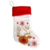 Classic Christmas Stocking Hanging Stocking, Embroidered With Reindeer -Christmas Decor Shop single christmas ornaments w1cs194325ek 64 1000