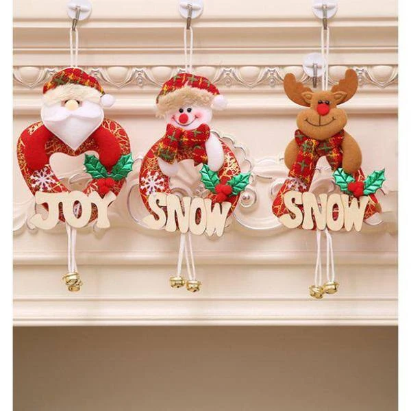 Christmas Tree Hanging Toy Doll Santa Snowman Reindeer Pedent Christmas Ornament Hanging Party Home Office Decor 5 Christmas Tree Hanging Toy Doll Santa Snowman Reindeer Pedent Christmas Ornament Hanging Party Home Office Decor - Image 3
