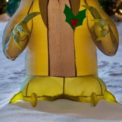 STAR WARS 3 Ft. Inflatable Yoda With Holly Berry -Christmas Decor Shop star wars christmas inflatables 118736 1d 1000