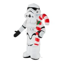 STAR WARS 3.5 Ft Stormtrooper With Candy Cane Holiday Inflatable 9 STAR WARS 3.5 Ft Stormtrooper With Candy Cane Holiday Inflatable -Christmas Decor Shop star wars christmas inflatables 21gm37344 40 1000