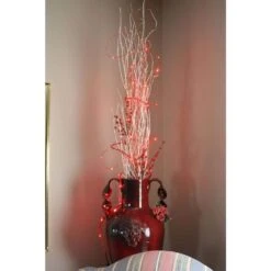 9 Ft. LED Red Battery Operated Multi Braided Garland -Christmas Decor Shop starlite creations christmas garland br03 r009 a1 d4 1000