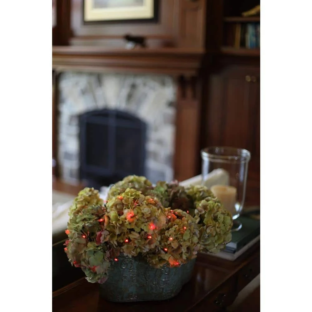 9 Ft. 36-Light Battery Operated LED Red Ultra Slim Wire (Bundle Of 2) 4 9 Ft. 36-Light Battery Operated LED Red Ultra Slim Wire (Bundle Of 2) - Image 2