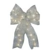 9 In. 36-Light Battery Operated LED White Everyday Bow 1 9 In. 36-Light Battery Operated LED White Everyday Bow -Christmas Decor Shop starlite creations christmas tree ribbon eb04 w006 a1 64 1000