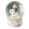 5 In. White Snowman Christmas Waterglobe 2 5 In. White Snowman Christmas Waterglobe -Christmas Decor Shop sullivans christmas figurines dot102 64 1000