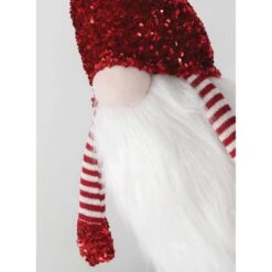 45 In. Multicolor Polyester Holiday Standing Sequin Gnome With Telescopic Legs -Christmas Decor Shop sullivans christmas figurines pn3366 4f 1000