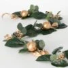 72 In. Gold Berry Leaf Unlit Artificial Christmas Garland, Green Christmas Garland -Christmas Decor Shop sullivans christmas garland berlgd 64 1000