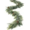 5.5 Ft. Green Frosted Arborvitae Unlit Artificial Christmas Garland -Christmas Decor Shop sullivans christmas garland gd1358 64 1000