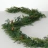 Artificial 9 Ft. Arborvitae Cedar Unlit Christmas Garland, Green 2 Artificial 9 Ft. Arborvitae Cedar Unlit Christmas Garland, Green -Christmas Decor Shop sullivans christmas garland gd1577 64 1000