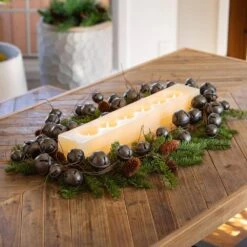 5 Ft. Artificial Gray Jingle Bell Twig Unlit Christmas Garland 11 5 Ft. Artificial Gray Jingle Bell Twig Unlit Christmas Garland -Christmas Decor Shop sullivans christmas garland tbegd 1f 1000