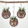 5.5 In. Wood Nativity Ornament - Set Of 3, Multicolored Christmas Ornaments -Christmas Decor Shop sullivans christmas ornament sets or10684 64 1000
