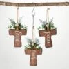 5.25 In. Wood Cross Ornament - Set Of 3, Multicolored Christmas Ornaments -Christmas Decor Shop sullivans christmas ornament sets or10685 64 1000