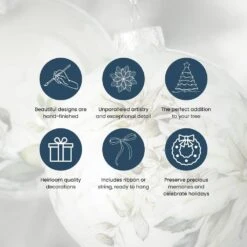 7 In. 6 In. And 5.5 In. Snowflake Ornament - Set Of 3, Silver Christmas Ornaments -Christmas Decor Shop sullivans christmas ornament sets or10689 4f 1000