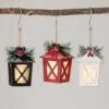 5.5 In. Lighted Lantern Ornament - Set Of 3, Multicolored Christmas Ornaments -Christmas Decor Shop sullivans christmas ornament sets or10693 64 1000
