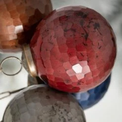 3 In. Etched Ornament - Set Of 4, Multicolored Christmas Ornaments -Christmas Decor Shop sullivans christmas ornament sets or10746 c3 1000