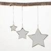 2 In. 3 In. And 4.75 In. Mirrored Star Ornament - Set Of 3, Clear Christmas Ornaments -Christmas Decor Shop sullivans christmas ornament sets or10758 64 1000