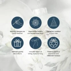 5.5 In. Ball With Stones Ornament - Set Of 6, Clear 7 5.5 In. Ball With Stones Ornament - Set Of 6, Clear -Christmas Decor Shop sullivans christmas ornament sets or8755kit 4f 1000