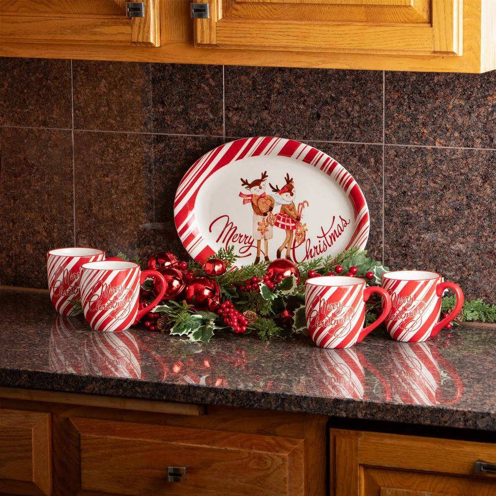 30" Jingle Bell Holly Pine Artificial Christmas Swag, Green-Red 6 30" Jingle Bell Holly Pine Artificial Christmas Swag, Green-Red - Image 4