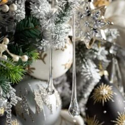 7" Icicle Drop Ornament -Christmas Decor Shop sullivans single christmas ornaments or3252 1f 1000