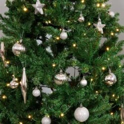 Sunnydaze Deck The Halls Silver Assorted Christmas Ornament Kit (59-Piece) -Christmas Decor Shop sunnydaze christmas ornament sets sme 054 4f 1000