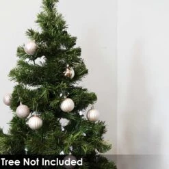 Silver Beautiful Baubles Plastic Ornament Set (25-Piece) 16 Silver Beautiful Baubles Plastic Ornament Set (25-Piece) -Christmas Decor Shop sunnydaze christmas ornament sets sme 466 44 1000