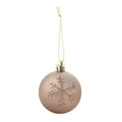 Winter Wonderland 100-Piece Rose Gold/Champagne Assorted Ornament -Christmas Decor Shop sunnydaze christmas ornament sets sme 9401 c3 1000