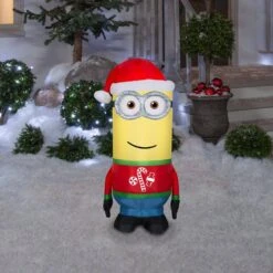 Universal 3.5 Ft. Pre-lit Inflatable Airblown Kevin In Ugly Sweater -Christmas Decor Shop universal christmas inflatables 114822 31 1000