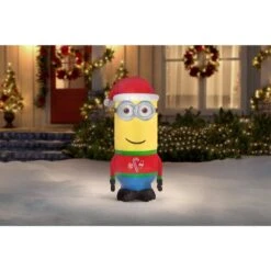 Universal 3.5 Ft. Pre-lit Inflatable Airblown Kevin In Ugly Sweater -Christmas Decor Shop universal christmas inflatables 114822 e1 1000